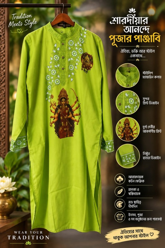 puja special  panjabi for men
